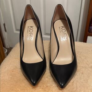 Michael Kors Classic Black Heels size 9M.